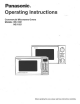 Panasonic NE-1021 Operating Instructions Manual