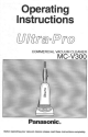 Panasonic Ultra-Pro MC-V300 Operating Instructions Manual