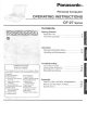 Panasonic Toughbook CF-27EB6GCAM User Manual