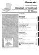 Panasonic Toughbook CF-35PJJ8CAM User Manual