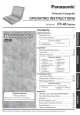 Panasonic CF48GKMUKM - NOTEBOOK COMPUTER User Manual