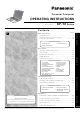 Panasonic Toughbook CF-T2DWATZKM Operating Instructions Manual