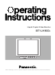 Panasonic BT-LH900 Operating Instructions Manual