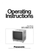 Panasonic WV-BM1410 Operating Instructions Manual