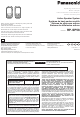 Panasonic RP-SP58-W - Speaker System With Built-in Amp Operating Instructions