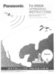 Panasonic TU-IRD20 Operating Instructions Manual