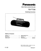 Panasonic RX-FT530 Operating Instructions Manual