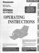 Panasonic KX-FM255 Operating Instructions Manual
