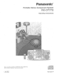 Panasonic RX-DT770 Operating Instructions Manual