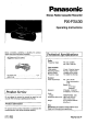 Panasonic RX-FS430 Operating Instructions Manual