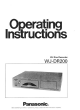 Panasonic WJ-DR200 Operating Instructions Manual