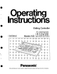 Panasonic AG-A850 Operating Instructions Manual