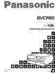 Panasonic AJ-D455 Operating Instructions Manual