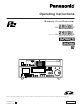 Panasonic AJ-SPD850E Operating Instructions Manual