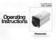 Panasonic AW-E600 Operating Instructions Manual