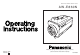 Panasonic AW-E860 Operating Instructions Manual