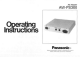 Panasonic AW-PS300 Operating Instructions Manual