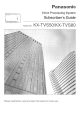 Panasonic KX-TVS50 Subscriber's Manual