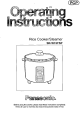 Panasonic SR-W15FSP User Manual