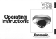Panasonic WV-BF102 Operating Instructions Manual