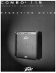Peavey Combo 115 Operating Manual