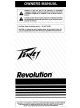 Peavey Revolution User Manual