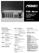 Peavey PZS 140 Specifications