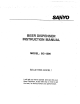 Sanyo BC-1206 Instruction Manual