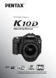 Pentax K10D Operating Manual