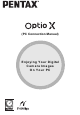 Pentax Optio Optio X Connection Manual