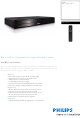 Philips BDP3010 Specification Sheet