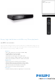 Philips BDP5005 Specification Sheet