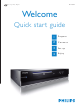 Philips BDP9000 Quick Start Manual