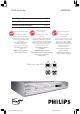 Philips DVDR3355 User Manual