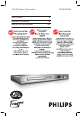 Philips DVDR3400 User Manual