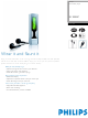 Philips SA1100 Specifications