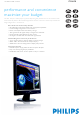 Philips 170S6FB Specification Sheet