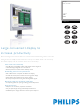 Philips 190B7 Specification Sheet