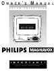 Philips 13PR15C Owner's Manual
