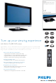 Philips 19PFL5622D Specifications