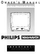 Philips Magnavox 19PS54C Owner's Manual