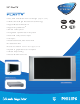 Philips 32FD9954 Specification Sheet