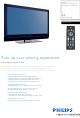 Philips 42PFL5432D Specifications