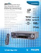 Philips MatchLine VR960BPH Specification Sheet