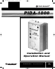 Pico Macom PIDA-1000 Installation And Operation Manual