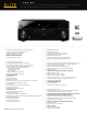 Pioneer Elite VSX-33 Specifications