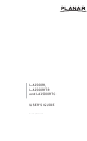 Planar LA1500RTS User Manual