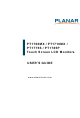 Planar PT1785P User Manual