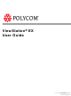 Polycom ViewStation EX User Manual