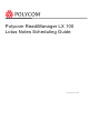Polycom ReadiManagerLX100 Software Manual